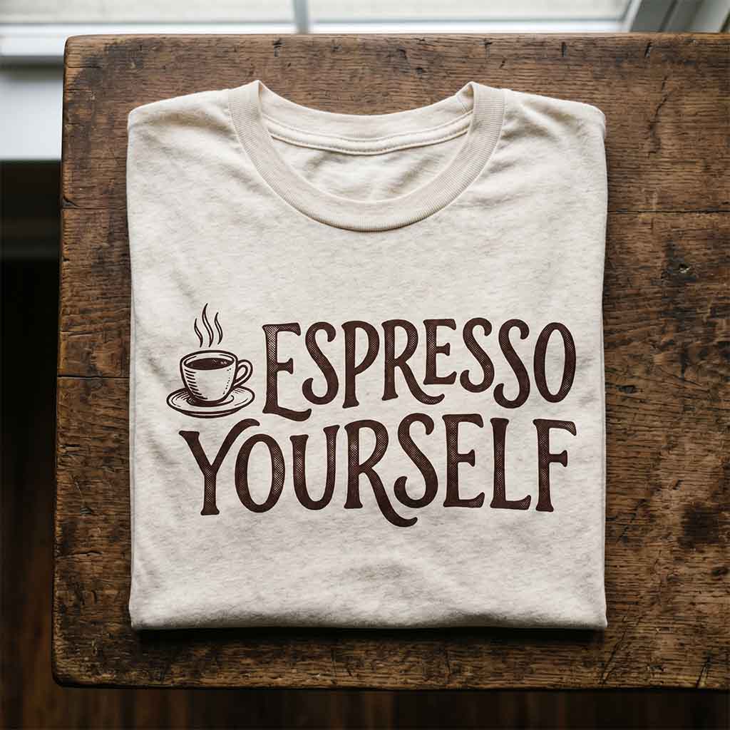 Example t-shirt mockup made with Merchu